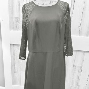 LONDON TIMES WOMAN DRESS 14W - BLACK